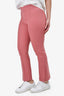 Smythe Pink Tapered Leg Trousers Size 2