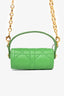 Christian Dior 2022 Green Caro Lipstick Bag with Chain