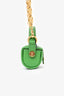 Christian Dior 2022 Green Caro Lipstick Bag with Chain