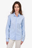 Sandro Blue Button Down Shirt Size 40