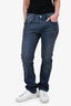 Sandro Dark Blue Straight Leg Jeans Size 33 Mens