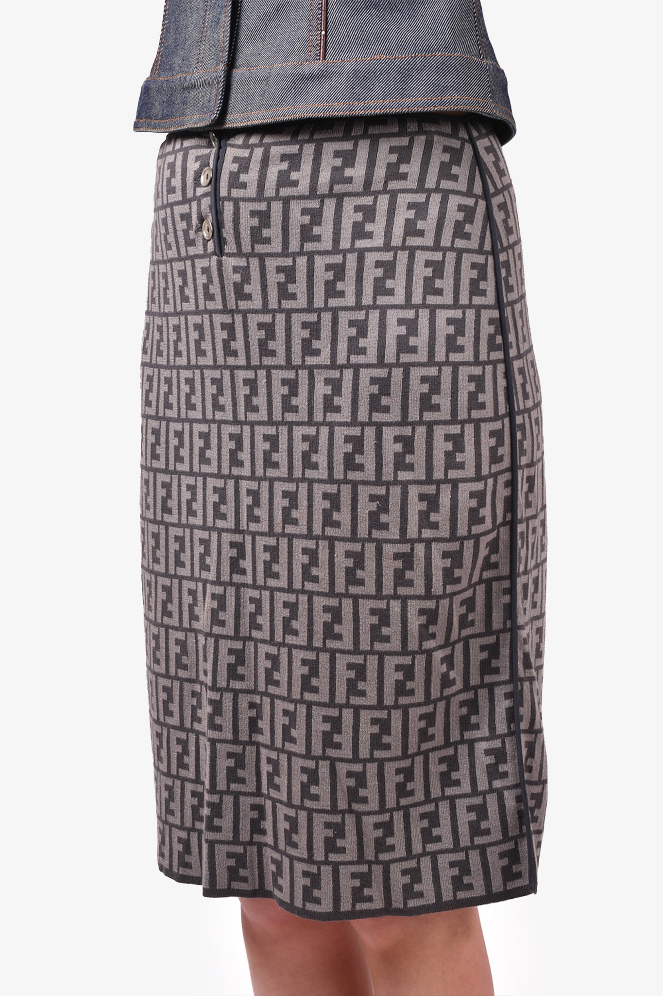 Fendi print discount skirt