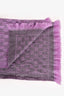 Gucci Purple Wool GG Monogram Scarf