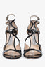 Jimmy Choo Black Patent Leather Heeled Sandals Size 40.5