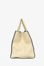 Prada Yellow Glace Leather Twin Pocket Double Handle Tote with Strap