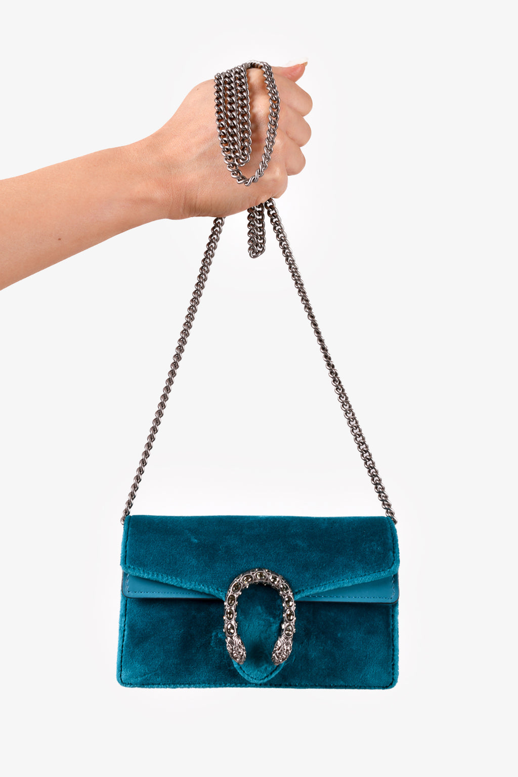 Gucci Teal Velvet Mini Dionysus Crossbody Bag – Mine & Yours