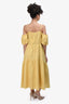 Vince Yellow Puff Sleeve Dress Size 12