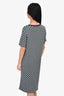 Weekend Max Mara Grey Herringbone Pattern Dress Est. Size M