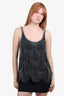 Joie Black Beaded Tank top Size L