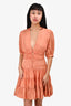 Sandro  Pink Front Button Dress Size 36 (As Is)