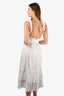 Ulla Johnson White Eyelet Sleeveless Maxi Dress Size 0