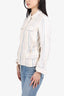 Zadig & Voltaire Cream Striped Jacket Size XS