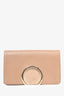 Chloe Beige Leather/ Suede GHW Detail Clutch