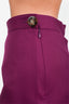 The Attico Purple Mini Skirt Size 40