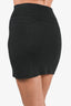 Theory Grey Knit Mini Skirt Size XS