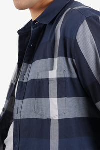 Burberry Brit Blue Check Long Sleeve Shirt Size L – Mine & Yours