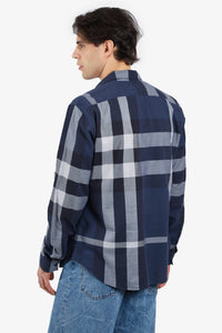 Burberry Brit Blue Check Long Sleeve Shirt Size L – Mine & Yours