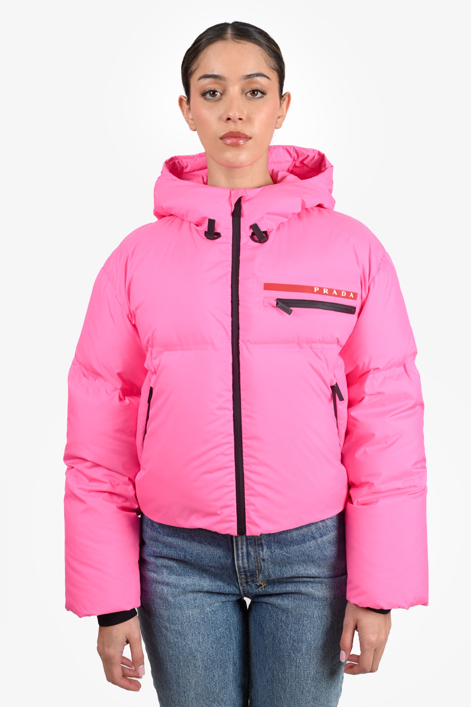 Pink hotsell prada jacket