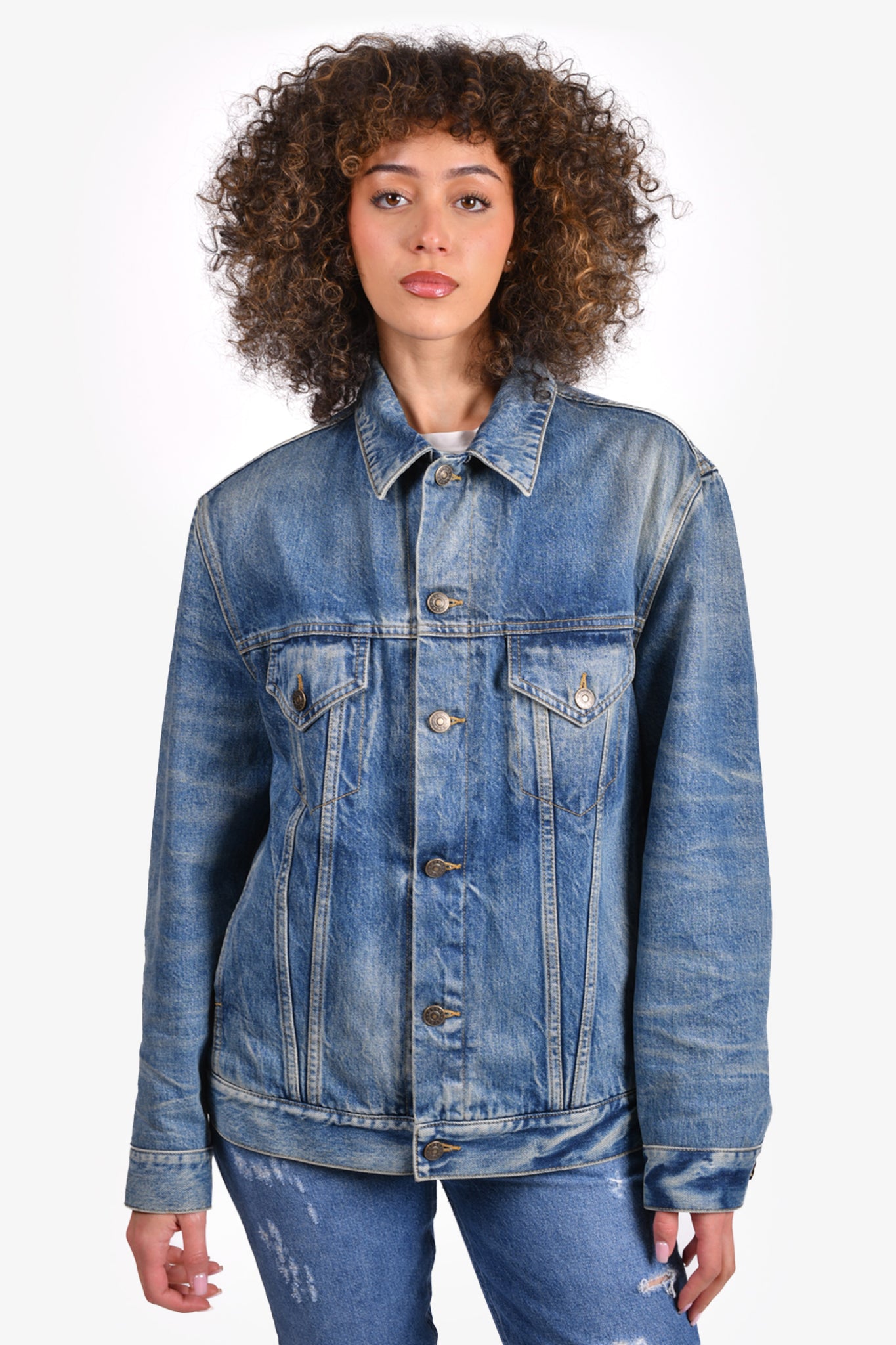 Blind for cheap love denim jacket