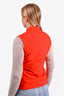 Prada Red Nylon Zip Vest Size 40