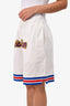 Louis Vuitton x NBA White Logo Basketball Short Size XL