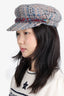 Pre-loved Chanel™ Multicolour Tweed Wool Beret Hat Size M