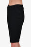 Wolford Black Stretch Knit Ribbed Skirt Size M