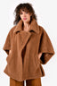 Max Mara Brown Camel Hair Teddy Cape Estimated Size One Size