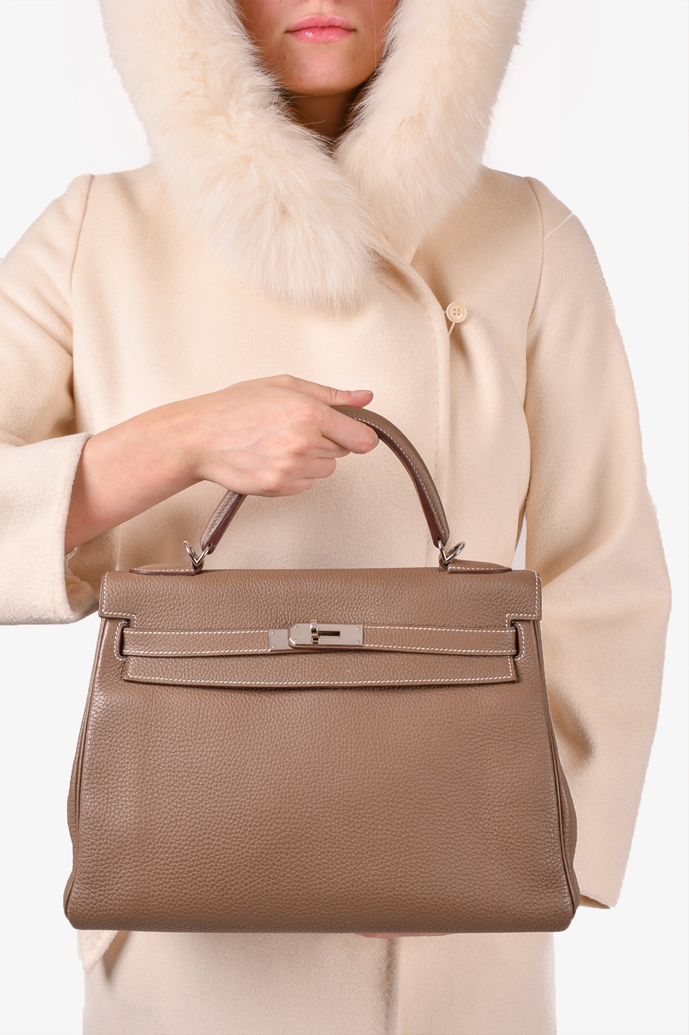 Hermes kelly 2024 taupe