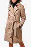 Weekend Max Mara Beige Belted Trench Coat Size 10