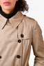 Weekend Max Mara Beige Belted Trench Coat Size 10