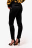 Gucci Black Skinny Trousers with Zip Detail Size 42