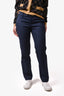 Gucci Navy Straight Trousers Est. Size 44