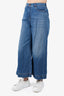 Weekend Max Mara Blue Denim Wide Leg Jeans Size 8