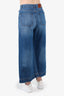 Weekend Max Mara Blue Denim Wide Leg Jeans Size 8