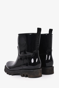 Patent hot sale rain boots