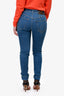 Louis Vuitton Blue Denim Skinny Jeans Size 38