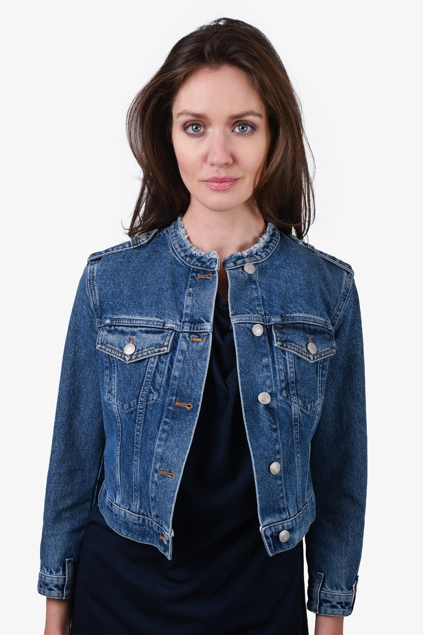 Alexander McQueen Blue Denim Jacket Size 40 – Mine & Yours