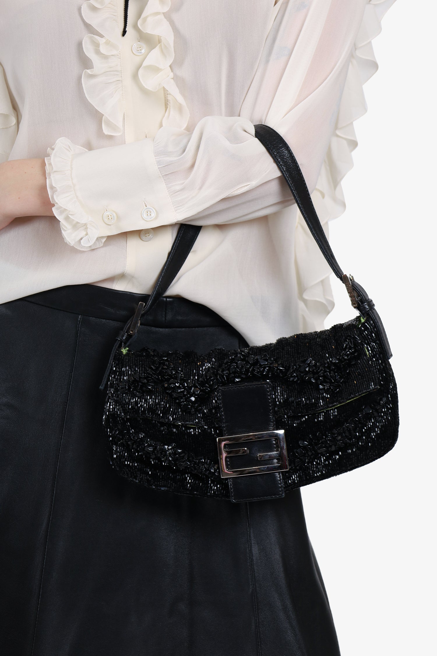 Beaded fendi online bag