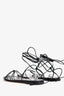 Gianvito Rossi Black Leather Sylvie Sandals Size 41