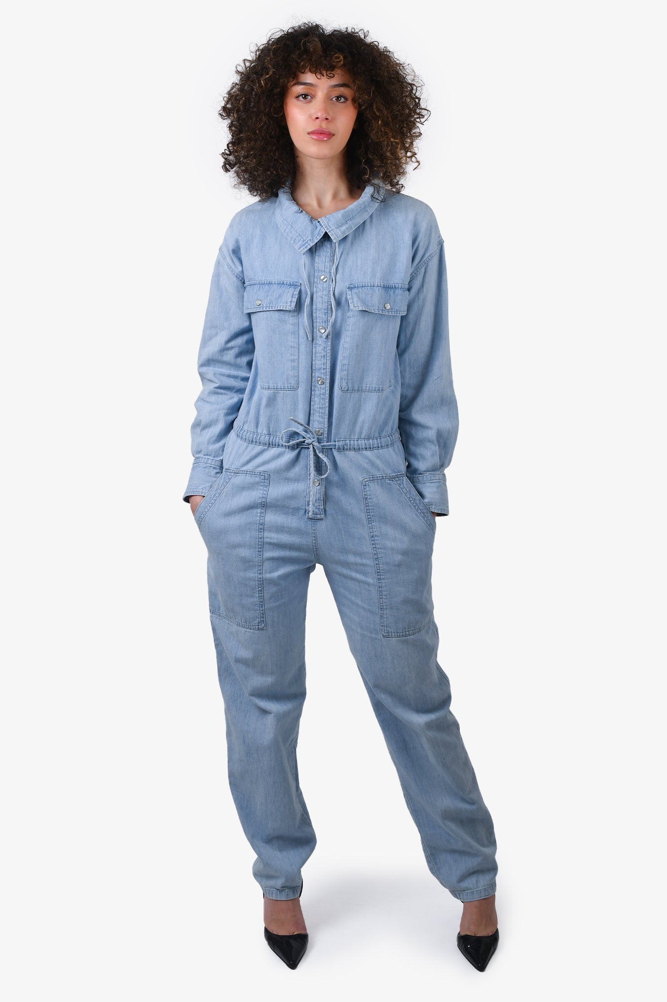 Isabel marant hot sale denim jumpsuit