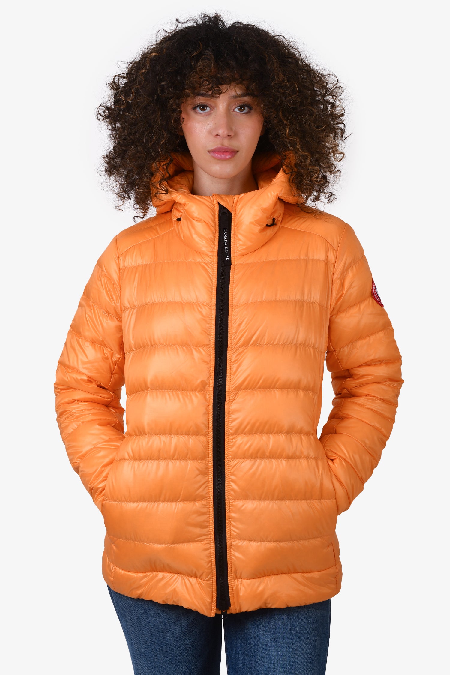 Canada goose orange store puffer