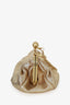 Max Mara Weekend Gold Metallic Pouch with Chain