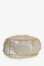 Max Mara Weekend Gold Metallic Pouch with Chain