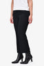 Celine Black Straight Leg Trousers Size 36