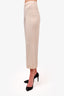 St. John Collection Cream Knit Wide Leg Pants Size 4