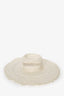 Zimmermann x Hatmaker Beige Straw Hat Size M