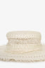 Zimmermann x Hatmaker Beige Straw Hat Size M