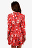 Ulla Johnson Red Floral Printed Mini Dress Size 4