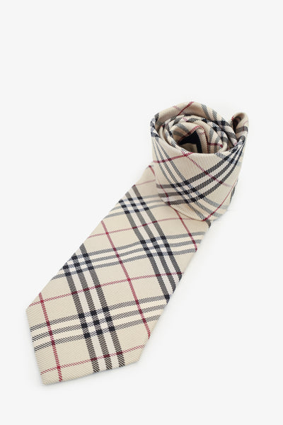 Burberry nova check tie sales